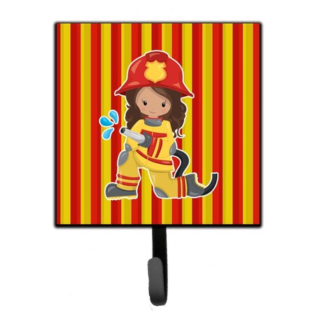 Carolines Treasures Fireman Girl Leash or Key Holder BB7001SH4